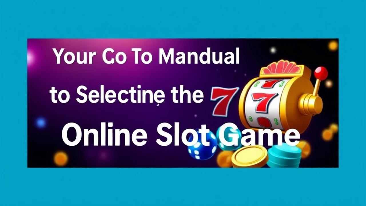 Your Go-To Manual to Selecting the Finest Online Slot Game