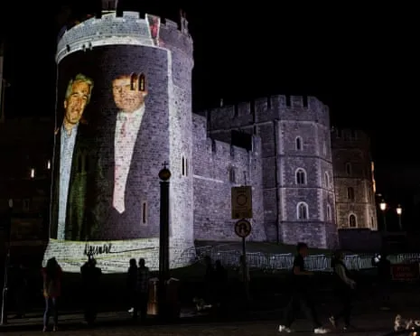 Four Arrested After Projections of Trump and Epstein Projected on Windsor Castle