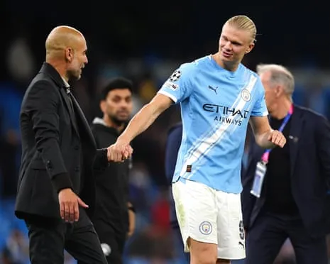 Erling Haaland Joins Exclusive Champions League Half-Century Club, Praised by Pep as CR7 and Lionel Messi's Equal