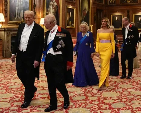 Royals Roll Out Red Carpet Amid Protests; Kimmel Pulled From Air Over Kirk Remarks