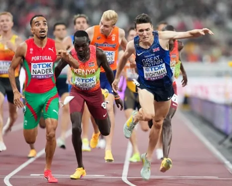 Britain's Jake Wightman Just Loses Out on Gold as Portugal's Isaac Nader Claims Dramatic 1500m Title