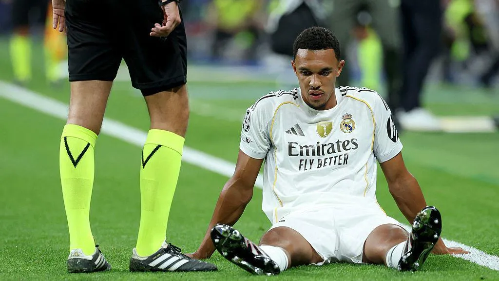 The English defender sustains untimely injury in Real Madrid European fixture
