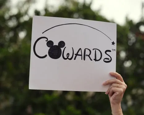 Scores Rally Near Disney Corporate Offices Concerning ‘Un-American’ Kimmel Suspension