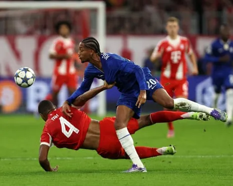 The Blues' boss explodes as the German giants center-back Jonathan Tah avoids red card during UCL loss